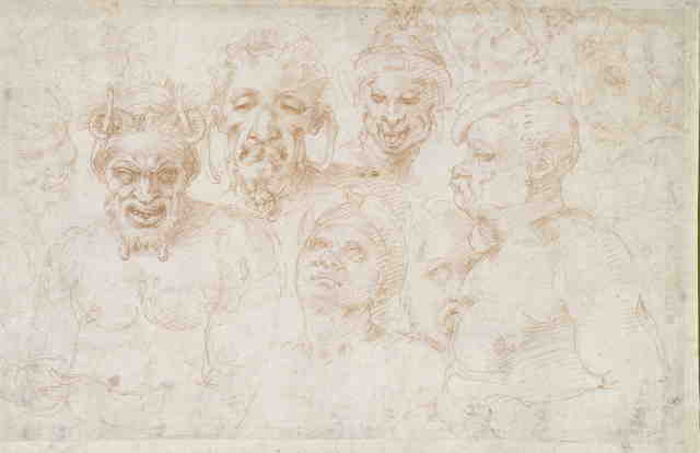 Sketches of heads